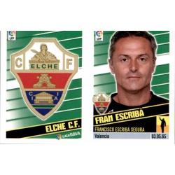 Escudo Fran Escribá Elche 7 Ediciones Este 2013-14