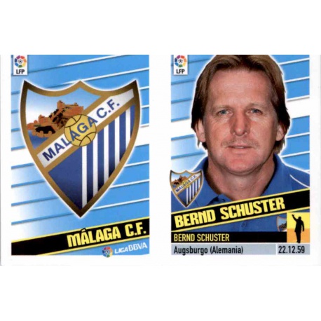 Escudo Bernd Schuster Málaga 13 Ediciones Este 2013-14