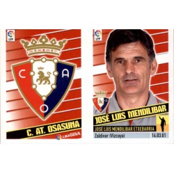 Escudo José Luis Mendilibar Osasuna 14 Ediciones Este 2013-14