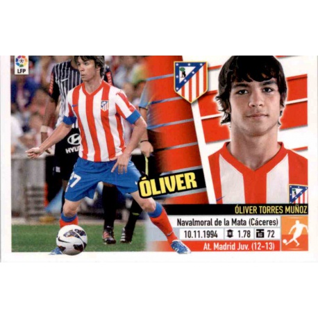 Óliver Atlético Madrid 11B Ediciones Este 2013-14