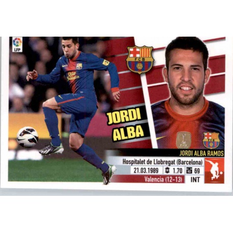 Jordi Alba Barcelona 7 Ediciones Este 2013-14