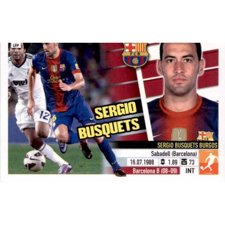 Sergio Busquets Barcelona 9 Ediciones Este 2013-14