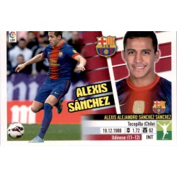 Alexis Sánchez Barcelona 14A Ediciones Este 2013-14