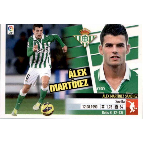 Alex Martínez Betis 7B Ediciones Este 2013-14