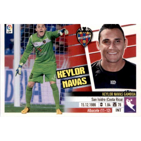 Keylor Navas Levante 1 Ediciones Este 2013-14