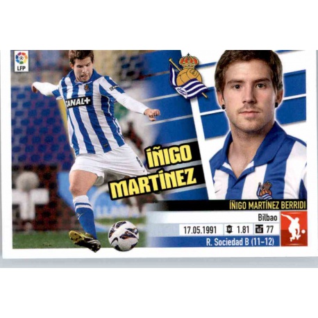 Íñigo Martínez Real Sociedad 6A Ediciones Este 2013-14