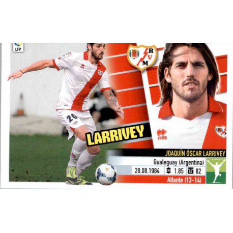 Larrivey Rayo Vallecano UF41 Ediciones Este 2013-14