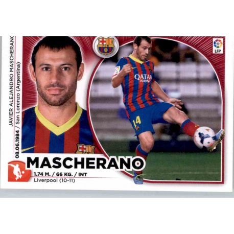 Mascherano Barcelona 6 Ediciones Este 2014-15