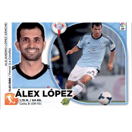 Alex López Celta 10 Ediciones Este 2014-15