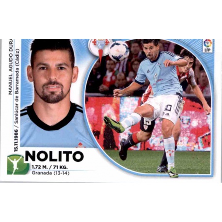 Nolito Celta 18 Ediciones Este 2014-15