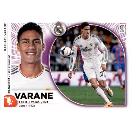 Varane Real Madrid 5 Ediciones Este 2014-15