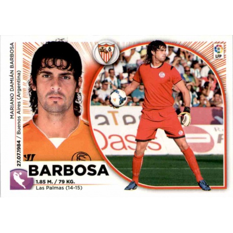 Barbosa Sevilla 2 Ediciones Este 2014-15