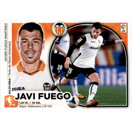 Javi Fuego Valencia 9 Ediciones Este 2014-15