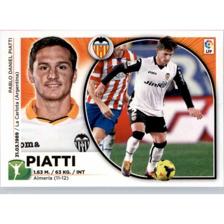 Piatti Valencia 15 Ediciones Este 2014-15