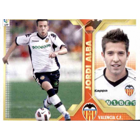 Jordi Alba Valencia 6B Ediciones Este 2011-12