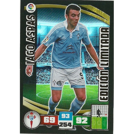 Iago Aspas Edición Limitada Adrenalyn XL La Liga 2015-16