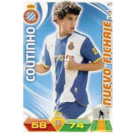 Coutinho Nuevo Fichaje 471 Adrenalyn XL La Liga 2011-12