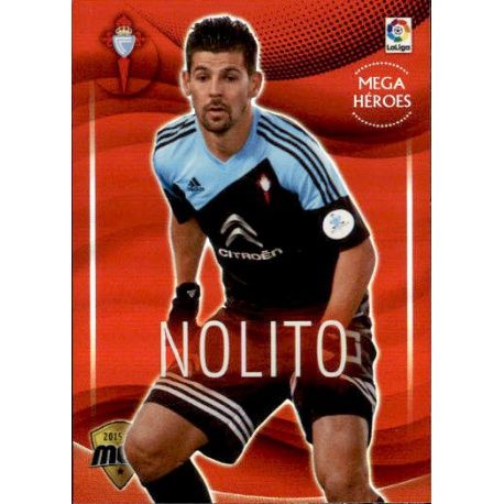 Nolito Mega Héroes Celta 134 Megacracks 2015-16