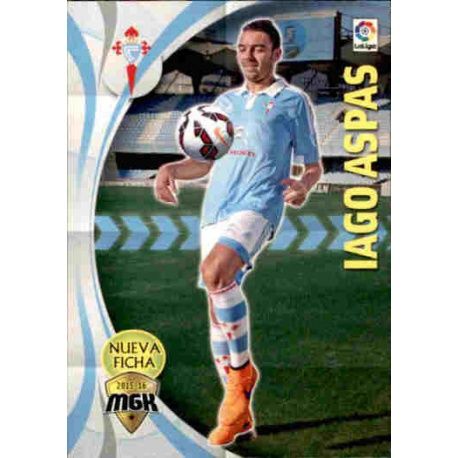 Iago Aspas Fichas Bis Celta 127 Bis Megacracks 2015-16