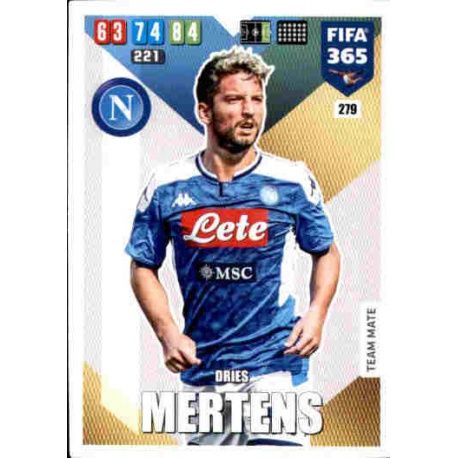 Dries Mertens SSC Napoli 279 FIFA 365 Adrenalyn XL 2020