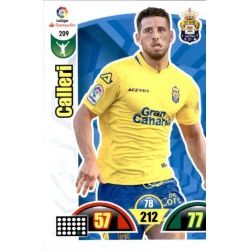 Calleri Las Palmas 209 Cards Básicas 2017-18