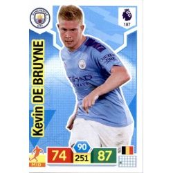 Kevin De Bruyne Manchester City 187 Adrenalyn XL Premier League 2019-20