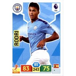 Rodri Manchester City 193 Adrenalyn XL Premier League 2019-20