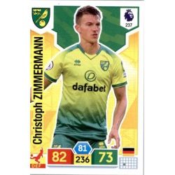 Christoph Zimmermann Norwich City 237 Adrenalyn XL Premier League 2019-20