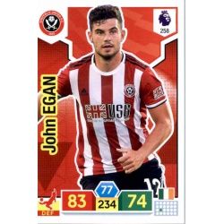 John Egan Sheffield United 258 Adrenalyn XL Premier League 2019-20