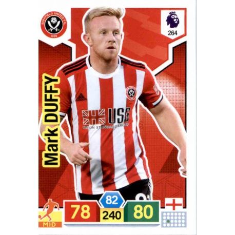 Mark Duffy Sheffield United 264 Adrenalyn XL Premier League 2019-20