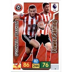 Chris Basham - Jack O’Connell Sheffield United 270 Adrenalyn XL Premier League 2019-20