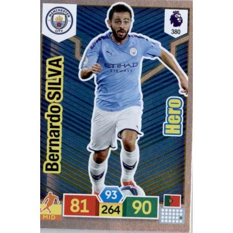 Bernardo Silva Hero Manchester City 380 Adrenalyn XL Premier League 2019-20