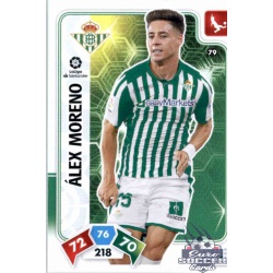 Álex Moreno Real Betis 79 Adrenalyn XL Liga Santader 2019-20