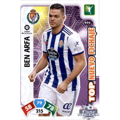 Ben Arfa Top Nuevo Fichaje 494 Adrenalyn XL Liga Santader 2019-20