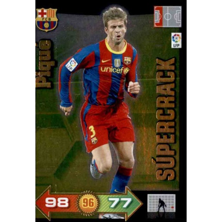 Piqué Súper Cracks 414 Adrenalyn XL La Liga 2010-11