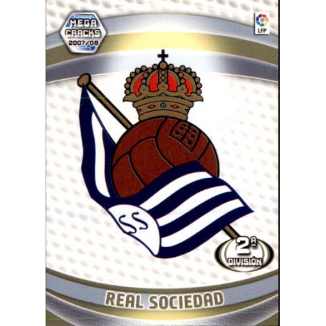 Real Sociedad Escudos 2º División 416 Megacracks 2007-08