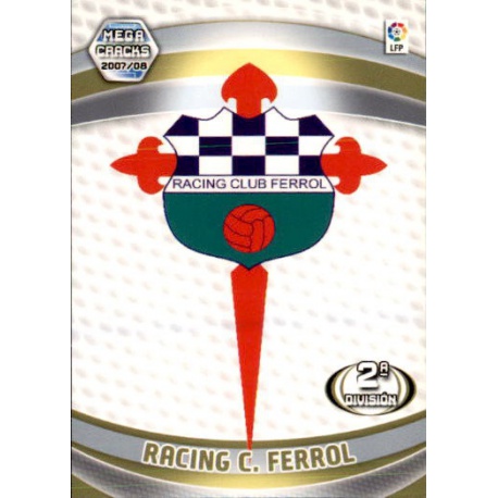 Racing Ferrol Escudos 2º División 435 Megacracks 2007-08