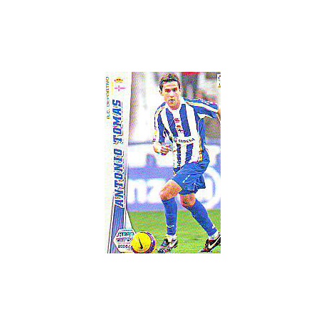 Antonio Tomás Deportivo Nuevas Fichas Bis 103 Megacracks 2008-09