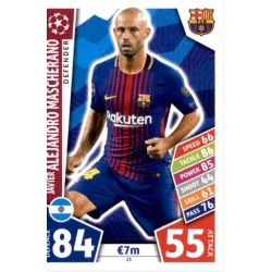 Javier Alejandro Mascherano Barcelona 23 Match Attax Champions 2017-18