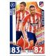 Koke - Gabi - Midfield Duo Atlético Madrid 54 Match Attax Champions 2017-18