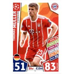 Thomas Müller Bayern Munich 71 Match Attax Champions 2017-18