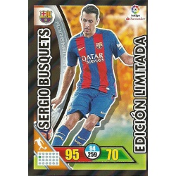 Sergio Busquets Edición Limitada Adrenalyn XL La Liga 2016-17