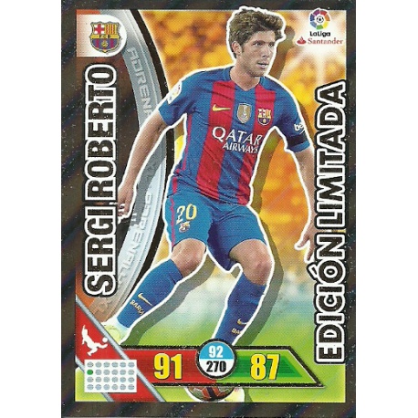 Sergi Roberto Edición Limitada Adrenalyn XL La Liga 2016-17