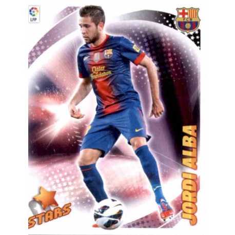 Jordi Alba Stars Barcelona 7B Ediciones Este 2012-13