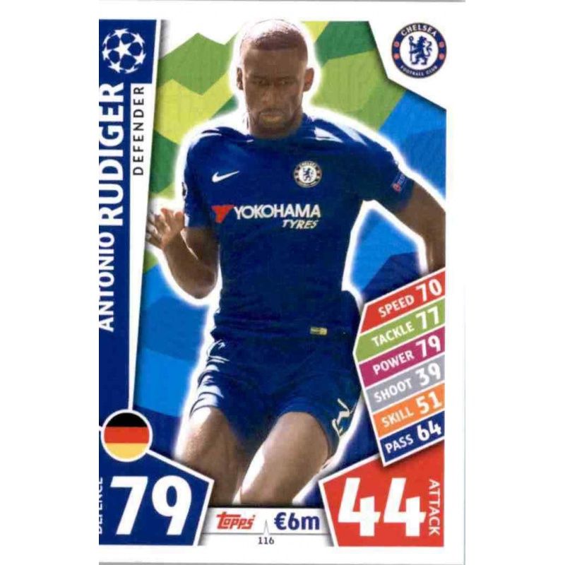 Antonio RUDIGER - 2017/18 Champions League. - Chelsea FC