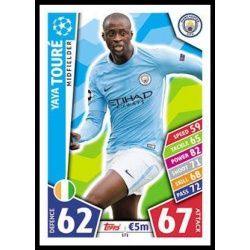 Yaya Touré Manchester City 171 Match Attax Champions 2017-18