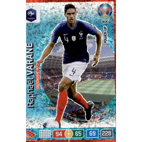 Raphael Varane Defensive Rock France 400 Adrenalyn XL Euro 2020