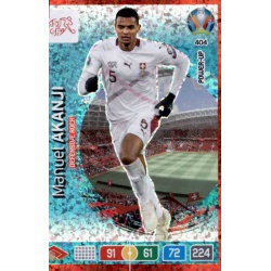 Manuel Akanki Defensive Rock Switzerland 404 Adrenalyn XL Euro 2020