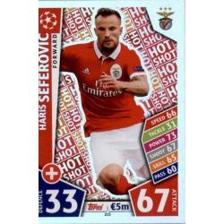 Haris Seferović - Hot Shot Benfica 215 Match Attax Champions 2017-18