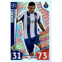 Soares - Hot Shot Oporto 233 Match Attax Champions 2017-18